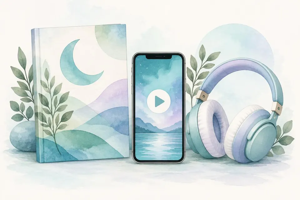 Guía digital, móvil con vídeo y auriculares del Método Relevo